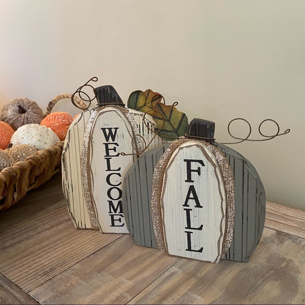 Rustic Pumpkin “Welcome Fall” Set🍂 - Picture 5 of 7